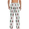 thumbnail image 2 of HPINK-T Mens Sleep Pajama Pants Set Bottoms Christmas Gingerbread Blue Fleece Lounge Sleepwear PJs XXL, 2 of 12