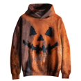 thumbnail image 2 of Womens Vintage Halloween Sweatshirt Crewneck Long Sleeve Pullover with Cute Pumpkin Graphic for Fall Spooky Season, 2 of 4
