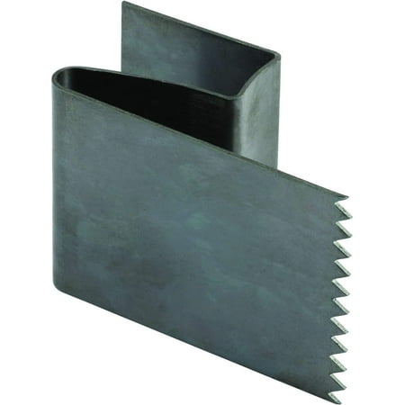 

Prime-Line MP5099 Hurricane Board-Up Clips Fits 1/2 inch Thick Plywood Stamped Steel Unfinished For Brick Wood and Stucco Pack of 50