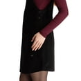 thumbnail image 4 of Trespass Womens Pinafore Dress Twirl - Corduroy, Button Fastening Straps, Button Fastened Sides, 2 Front Patch Pockets, 100% Cotton, 4 of 6