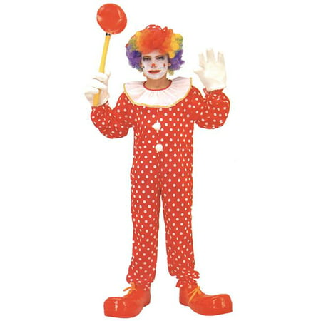 Costumes For All Occasions AF86SM Small Clown Costume Deluxe Child Size