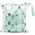 thumbnail image 2 of 2 Pcs Baby Diaper Bag Waterproof Reusable Zipper Diaper Bags Washable Double, 2 of 3