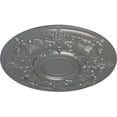thumbnail image 3 of 28 1/8"OD x 1 3/4"P Oslo Ceiling Medallion (Fits Canopies up to 10 1/2"), Hand-Painted Silver, 3 of 6