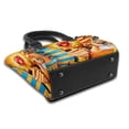 thumbnail image 3 of Lsque Scooby-Doo Pattern Leather Rivet Shoulder Bag – Elegant Genuine Leather & Microfiber PU Crossbody with Detachable Adjustable Strap, 3 of 5