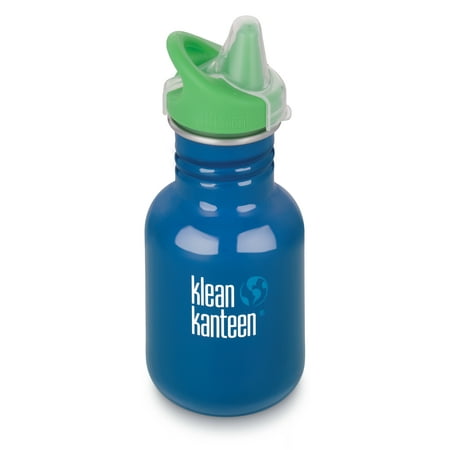 Klean Kanteen Stainless Steel 12oz Kid Kanteen Water Bottle with Sippy Cap - Sky Diver