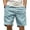 Light Blue, variant on GrmtClth Corduroy Shorts Men Casual Elastic Waist Drawstring Cargo Shorts Lightweight Loose Outdoor Hiking Shorts with Pocket Beige M