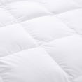 thumbnail image 2 of Peace Nest All Season Premium Feather Fiber and Microfiber Comforter with 360TC Ultra Soft Fabric, White, Full/Queen, 2 of 6