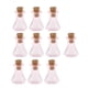 thumbnail image 1 of 10Pc Triángulo Colorido Transparente Corcho Deseando Botella Nota Botella Collar DIY Zulema Rosado, 1 of 7