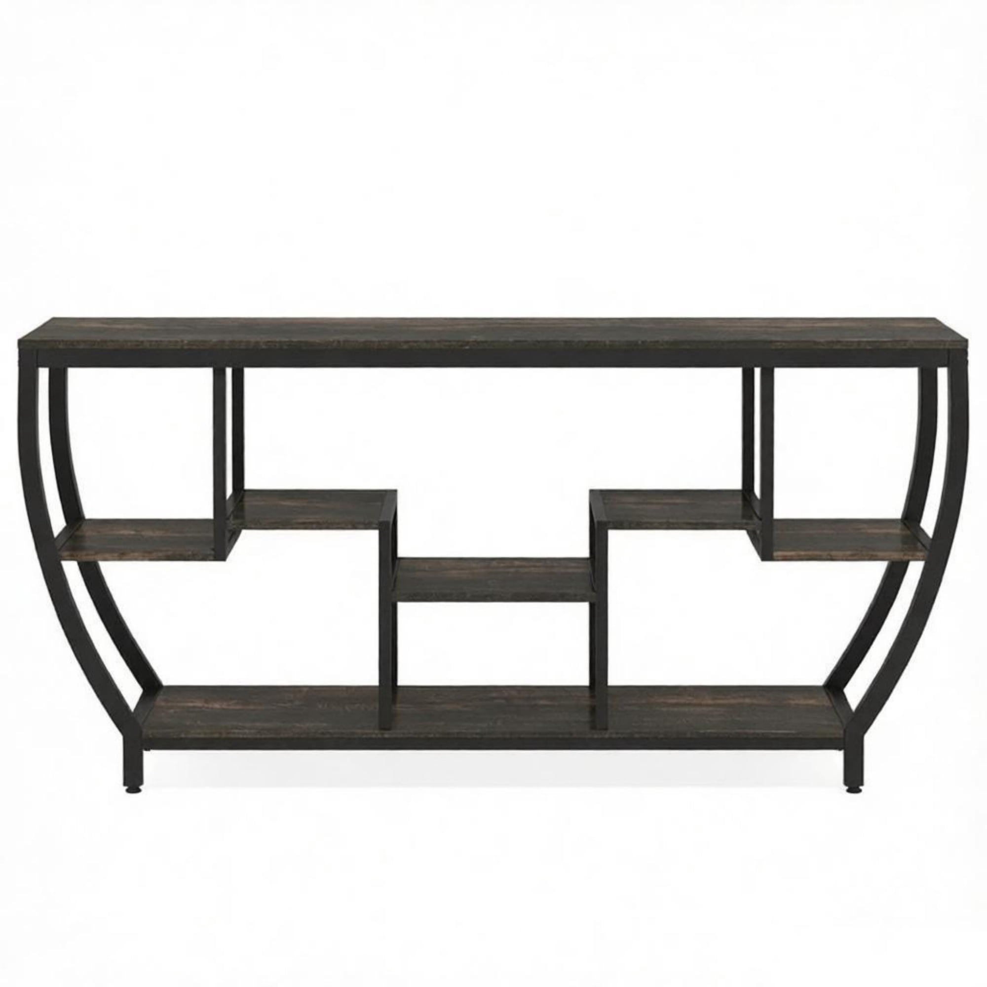 70.9" Entryway Sofa Table with Shelves, Console Table