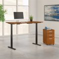 thumbnail image 2 of Move 60 Series 72W x 30D Adjustable Desk Set in Natural Cherry - Engineered Wood, 2 of 8