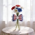 thumbnail image 5 of Cififendec 4th of July Patriotic Giltter Bows Decoration, Red White Blue Sequin Memorial Day Decor, Independence Day Party Accessory Gift, 5 of 5