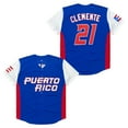 thumbnail image 2 of LS Puerto Rico #21 Roberto Clemente World Game Classic Men Baseball Jersey, 2 of 7