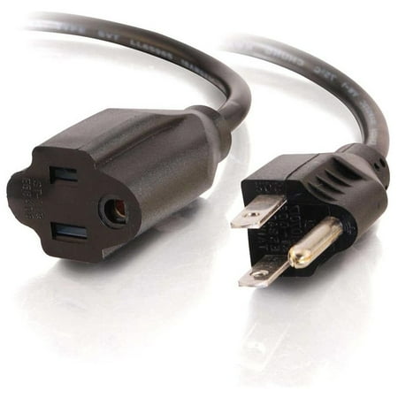 C2G 6ft 18 AWG Outlet Saver Power Extension Cord (NEMA 5-15P to NEMA 5-15R) - Power Extension Cable - power extension cable - 6 ft