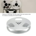 thumbnail image 3 of 1/4 2.5 Inch Empty Tape Reel for Recording, Open Reel Takeup Reel Machine with 3 Hole Universal Sound, Empty Reel Aluminum Alloy Takeup Reel Empty Reel Opening Machine Part, 3 of 8