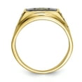 thumbnail image 2 of Bague Masonique pour Hommes en Or Jaune 14K, 2 of 4