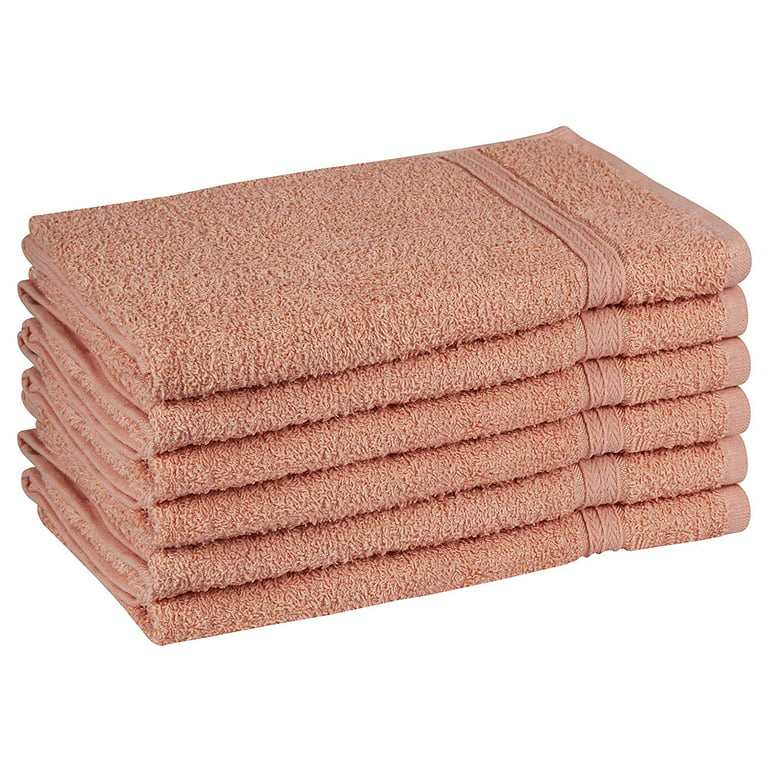 Cotton Craft Nirvana Pima Cotton Dobby Border Bath Towels 27x54 100% Ring  Spun Pima Cotton Loops White 16Lbs/Dz 3 Dz Per Case Price Per Dz