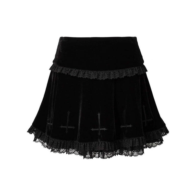 Black lace top skirt 60