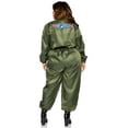 thumbnail image 2 of Leg Avenue Women's Plus Official Licensed Top Gun Costume Parachute Flight Suit, 2 of 4