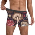 thumbnail image 2 of Kdxio Men's Boxer Briefs with Forest Wild Mushroom Print - Comfortable and Breathable Underwear for Everyday Wear, 2 of 7