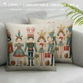 thumbnail image 3 of GOSMITH Merry Christmas Throw Pillow Cover Nutcracker Christmas Decor Winter Holiday Party Cushion Case Decoration for Sofa Couch, 3 of 5