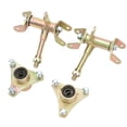 thumbnail image 2 of Front Steering Knuckles Spindle Set, Disc Brake Wheel Axle Rim Hub Left Right Heavy Duty Durable Aluminum Alloy Deformation Proof  For Off Road, 2 of 8