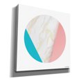 thumbnail image 2 of Epic Graffiti 'Pink Marble Circle III' by Seven Trees Design, Canvas Wall Art, 37"x37", 2 of 2