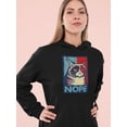 thumbnail image 2 of Nope Grumpy Cat Hoodie Women -T-Line Designs, Female x-Large, 2 of 4