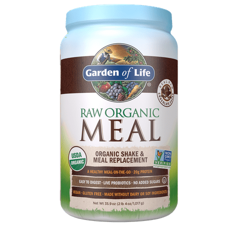 Garden of Life Raw Organic Meal Chocolate 35.9oz (2lb 4 oz/1,017g)