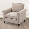 thumbnail image 2 of Miekor Furniture Modern Upholstered Accent Chair Armchair, Fabric Reading Living Room Side Chair,Single Sofa 121378, 2 of 6