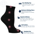 thumbnail image 3 of Doctor's Choice Diabetic Full Cushion Quarter Women's Socks, Large, Women's Shoe Size 10-13, 4 Pack, 3 of 10