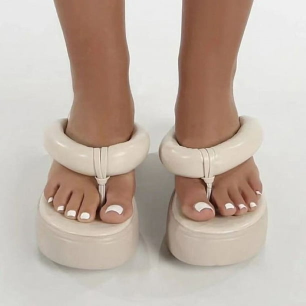 Verano Nuevo estilo Chanclas de gran tamaño Zapatillas de playa para mujer frescas Wmkox8yii hj789