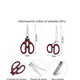 thumbnail image 2 of Tijeras De Cocina Multiusos De Acero Inoxidable, 2 Piezas Xtellar Negro, 2 of 3
