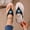 #0277-Black, variant on Xucatan Women's Rhinestone Thong Sandals, Crystal Flower Toe Post Footwear, Adjustable Slingback Flat Heels, Plus Size Casual Beach Shoes Gift