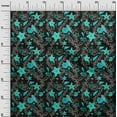 thumbnail image 3 of oneOone Polyester Spandex Turquoise Blue Fabric Beach Starfish &Shell Diy Clothing Quilting Fabric Print Fabric By Yard 56 Inch Wide, 3 of 4