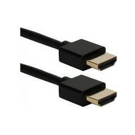 UPC: 0037229401585 | QVS 6ft High Speed HDMI UltraHD 4K with Ethernet Thin Flexible Cable
