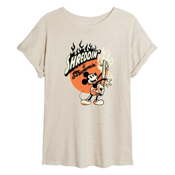 Disney - Shreddin And Strummin - Juniors Ideal T-Shirt