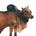 thumbnail image 2 of Simulación Vacas Juguetes perfecl Figuras de Granja modelo de Ganado para Estantería Marrón G-1pc, 2 of 2