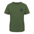 thumbnail image 1 of Playera George para Hombre, de Algodón Oversize Diseño Flores Cerezo Verde Militar Talla CH, 1 of 4