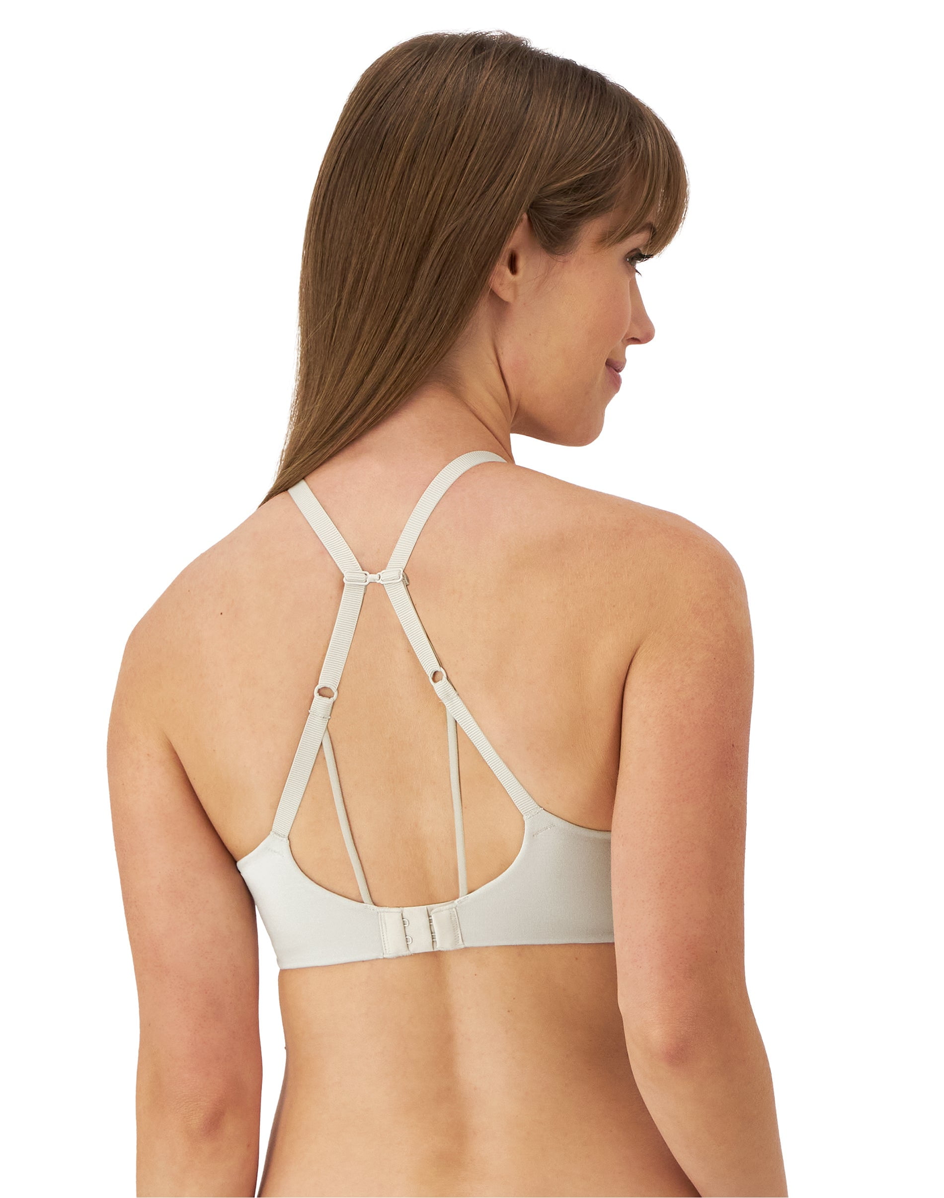 Women's Maidenform DM2403 Luxe Essentials Full Coverage T-Shirt UW (Beige Bisque 34B)