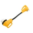 thumbnail image 2 of Camco 55582 PowerGrip Locking Electrical Dogbone Adapter with 90-Degree Bend Design, 18", 2 of 7