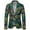 Army Green, variant on Fesfesfes Mens Blazer Outerwear Casual Hawaiian Holiday Sstyle Beautiful Flower Series Features Broken Flower Single Button Suit Sale Items