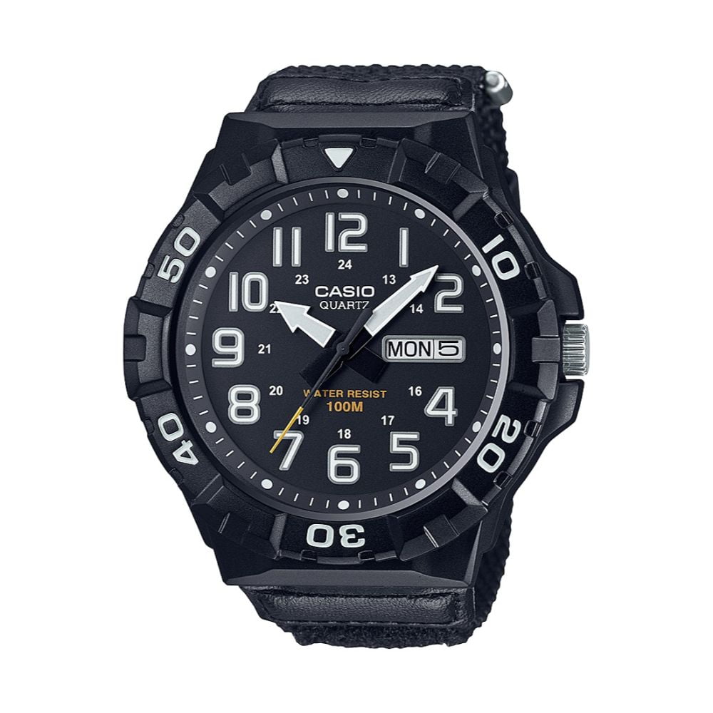 casio small black watch