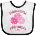 thumbnail image 3 of Inktastic Pickleball Princess Cute Girls Baby Bib, 3 of 4