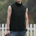 thumbnail image 2 of Nestiefly Men's Lightweight Vest Sleeveless Outdoor Work Jacket for Travel Hiking Running Black M, 2 of 8