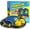 Black & Yellow, variant on Bouncy Paddle & Stringy Ball Game - Pink & Purple - Refresh Sports