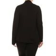 thumbnail image 4 of MOA COLLECTION Women's Plus Size Casual Long Sleeve Draped Open Front Solid Cardigan XL-4XL, 4 of 4