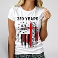 thumbnail image 2 of DHFJKG 4Th Of July Shirts For Women Short Sleeve Graphic Tees 1776-2026 250Th Anniversary USA T Shirt We The People Top, 2 of 4