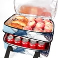 thumbnail image 5 of Shark Double Layered Insulated Refrigerated Lunch Bag with Two Compartments, Large Capacity, and Hand Carry - 7.1x11.4x16.1 Inches, 5 of 6