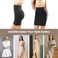 thumbnail image 3 of Pxiakgy High Waist Half Slips for Women Under Dresses Shapewear Control Slip Dress Seamless Bodyshaper Slimming Skirt A + XL, 3 of 7