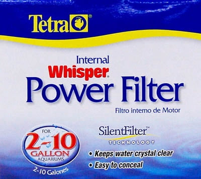 Tetra Whisper 2 -10 Gallon Depth Power Filter for Aquariums